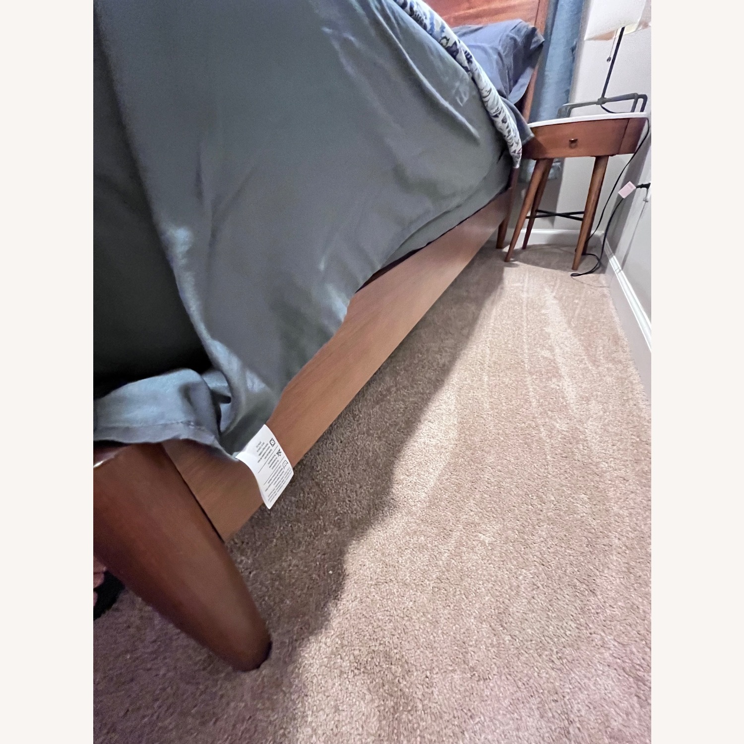 West Elm Mid-Century Queen Bedframe + Headboard - image-3