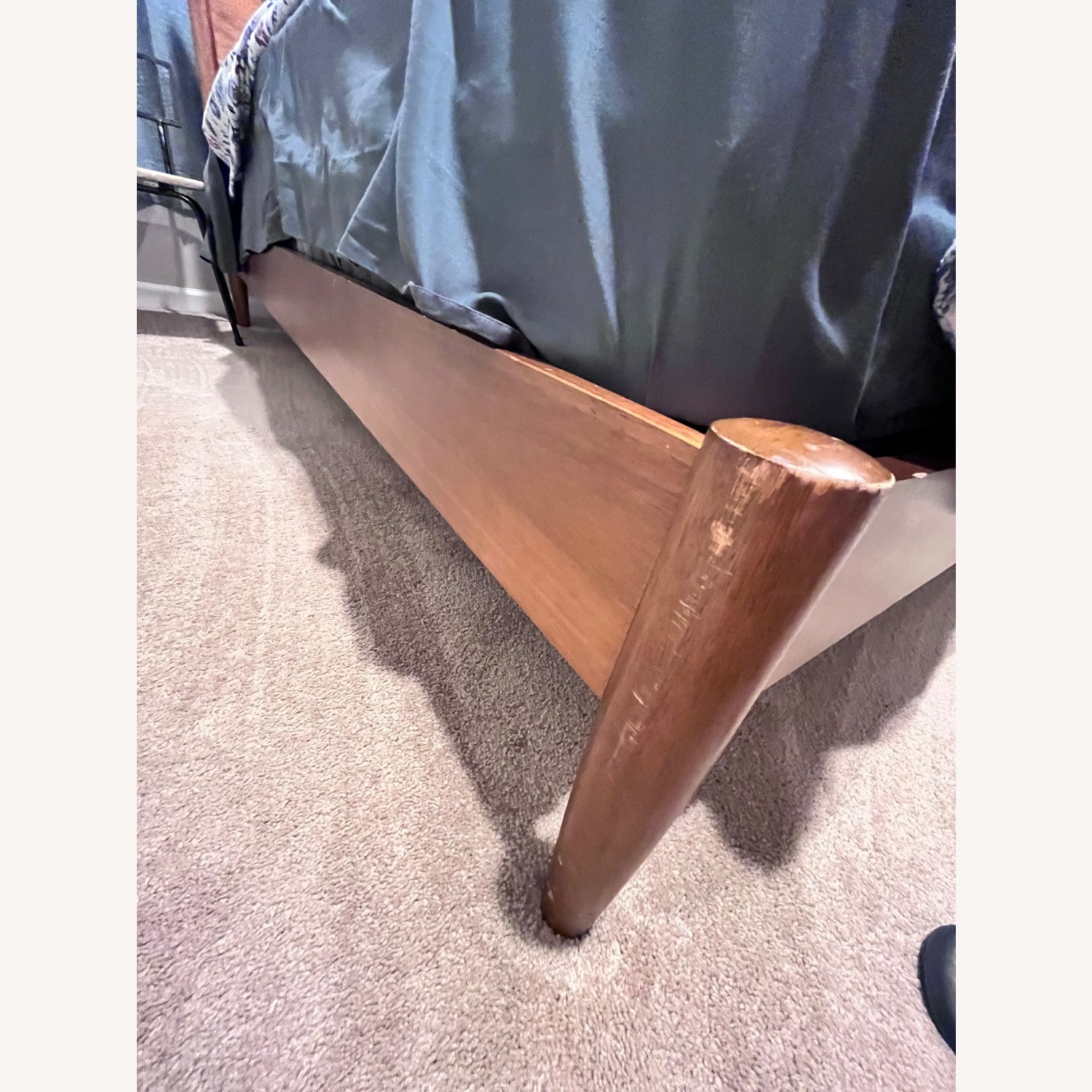 West Elm Mid-Century Queen Bedframe + Headboard - image-4