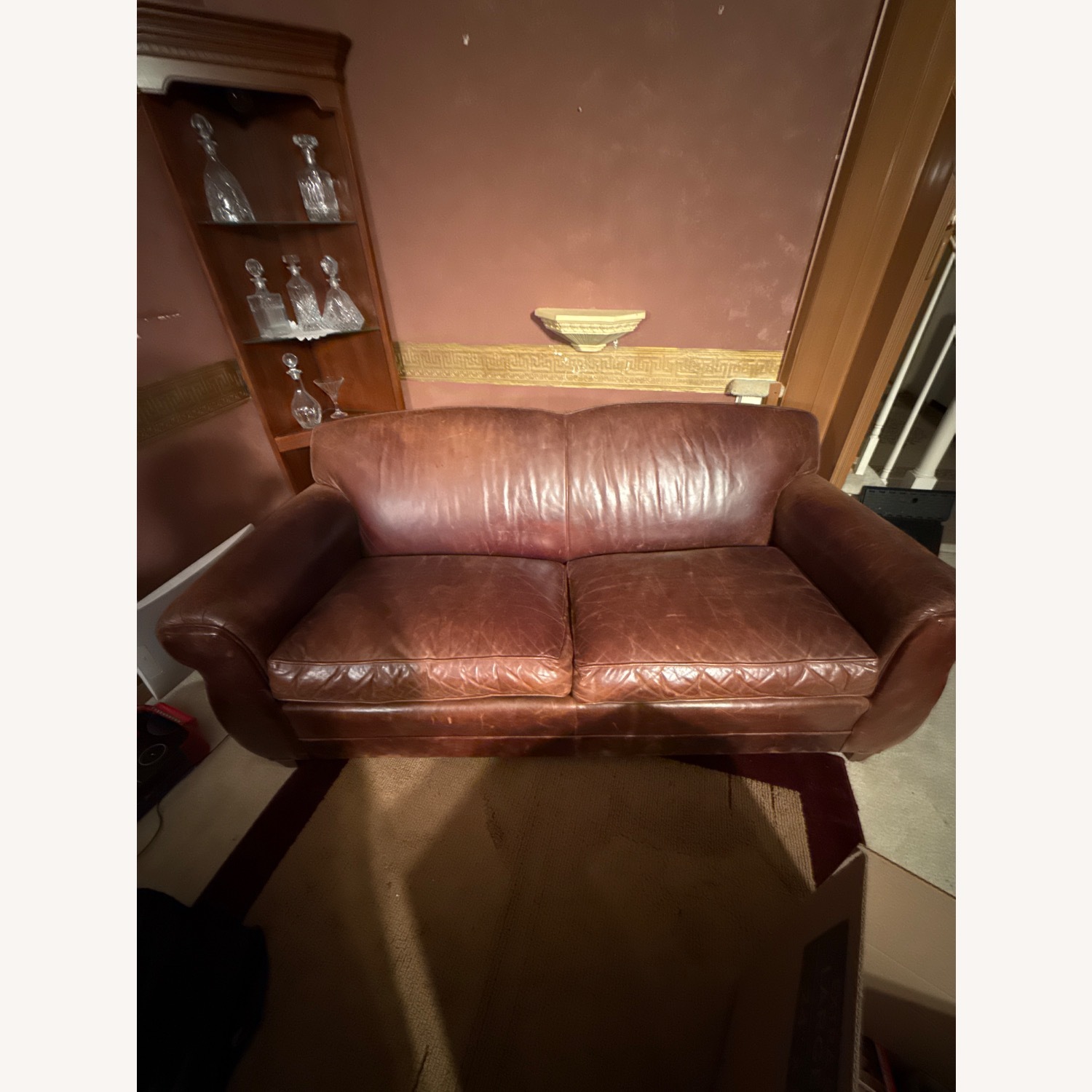 Mitchell Gold + Bob Williams Leather Sofa - image-3