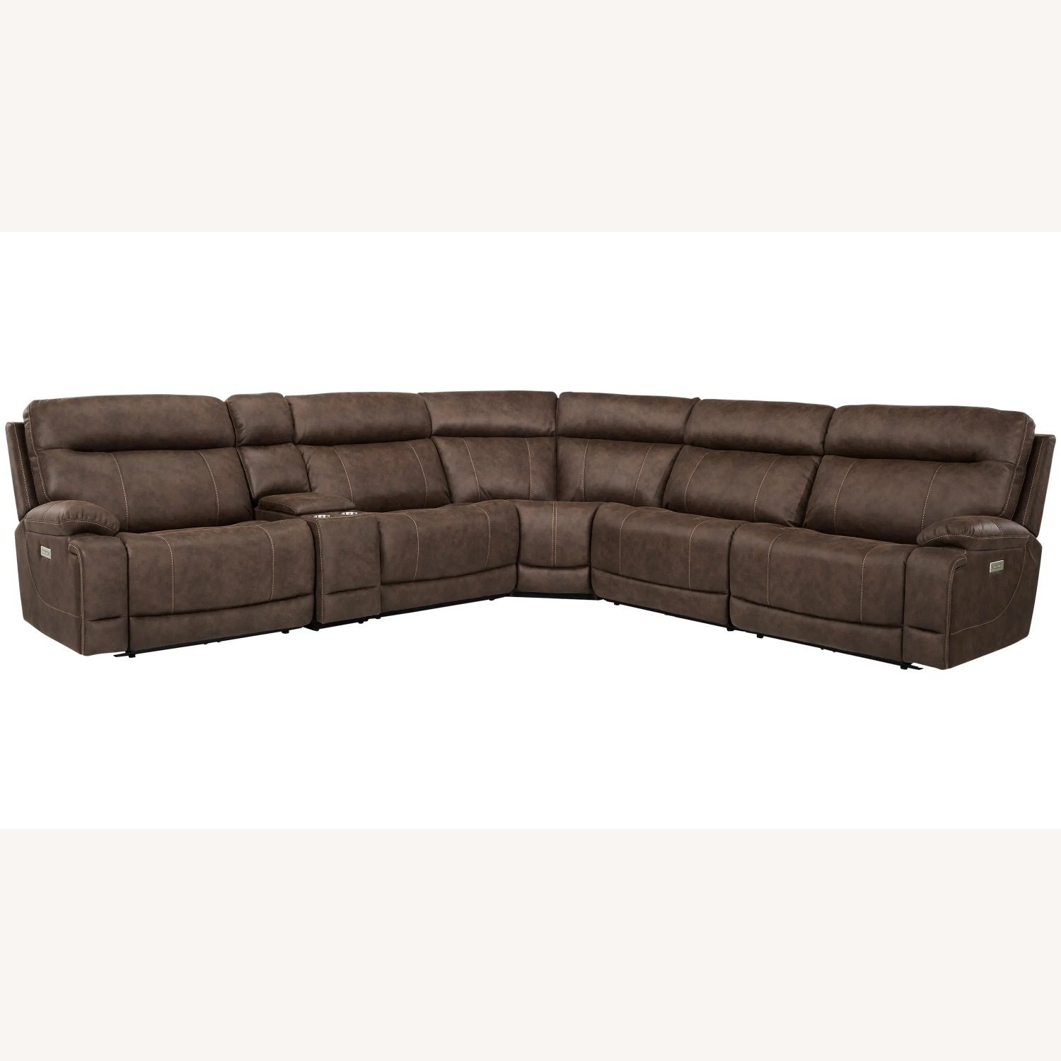 Raymour & Flanigan Sectional Couch - image-0