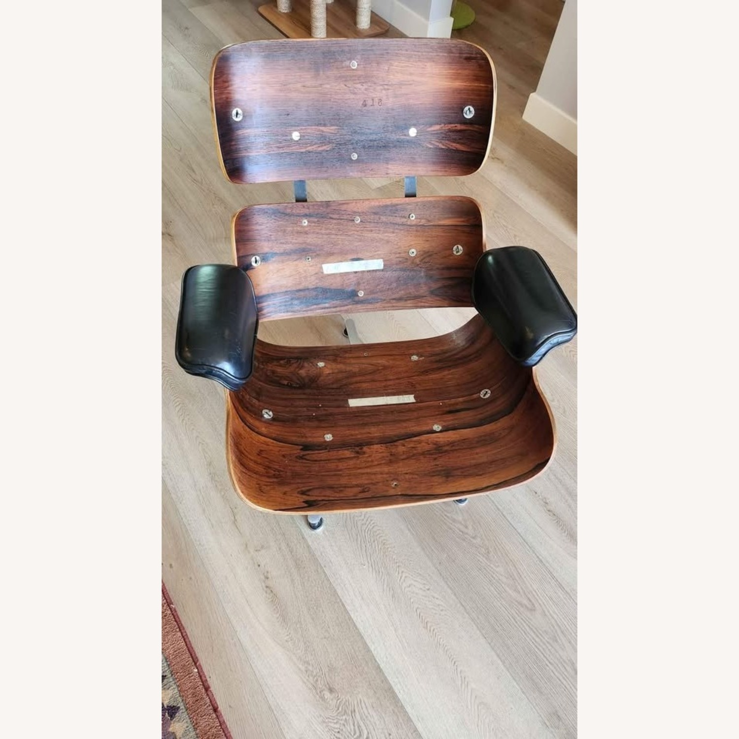Herman Miller Eames Lounge Black Leather Chair - image-4