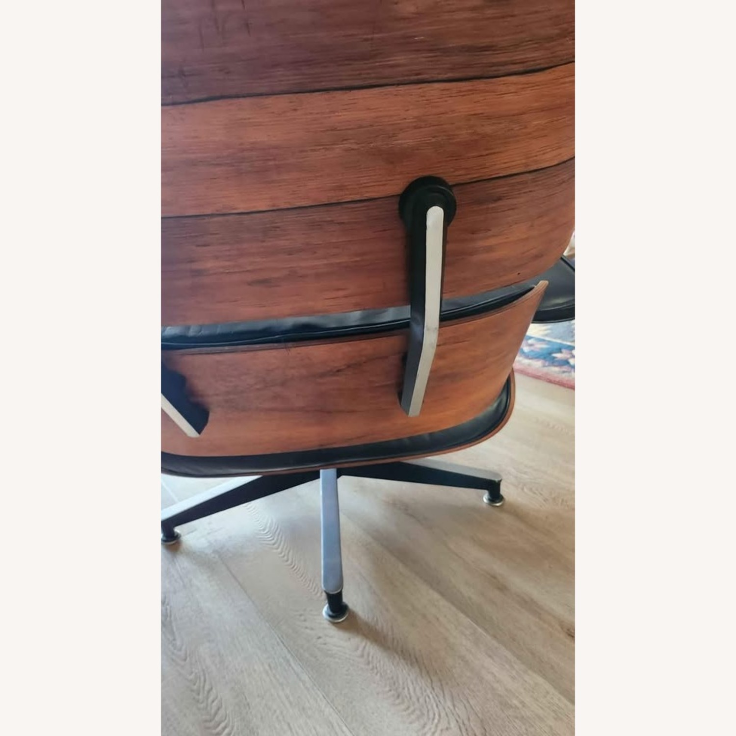 Herman Miller Eames Lounge Black Leather Chair - image-2
