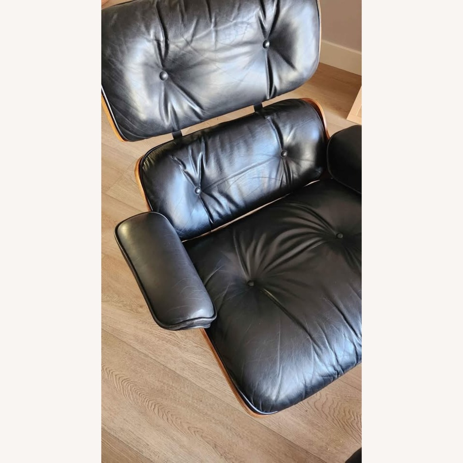Herman Miller Eames Lounge Black Leather Chair - image-8