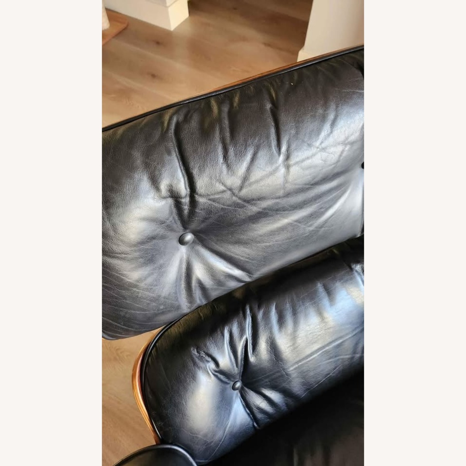 Herman Miller Eames Lounge Black Leather Chair - image-7
