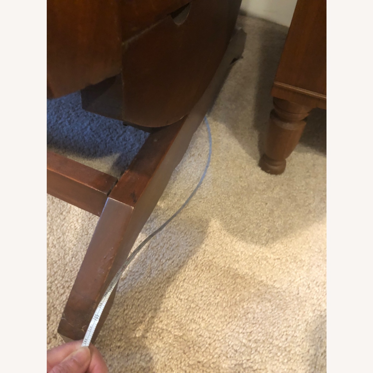 Antique Cherry Glider/Rocking Chair from Kentucky  - image-8