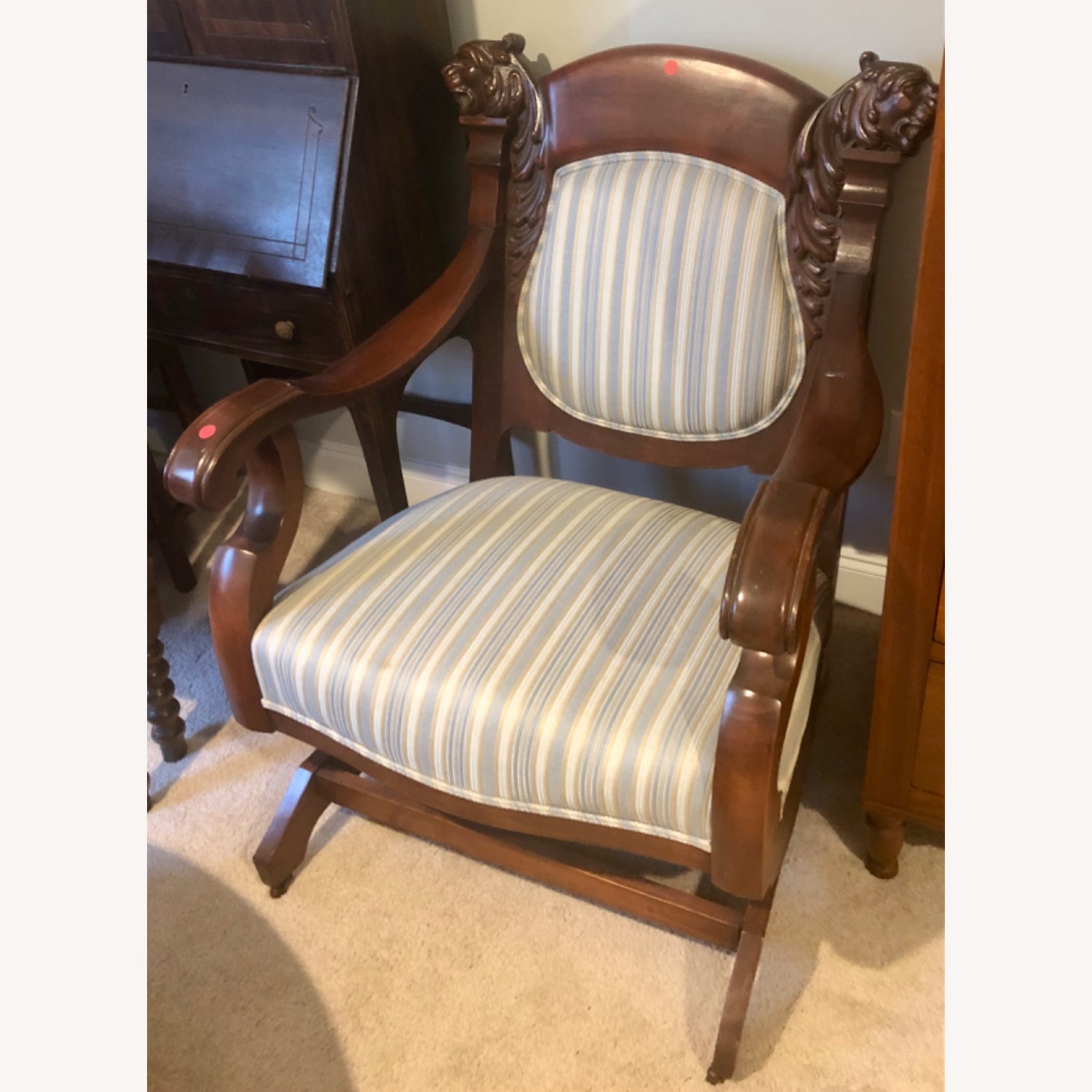 Antique Cherry Glider/Rocking Chair from Kentucky  - image-3