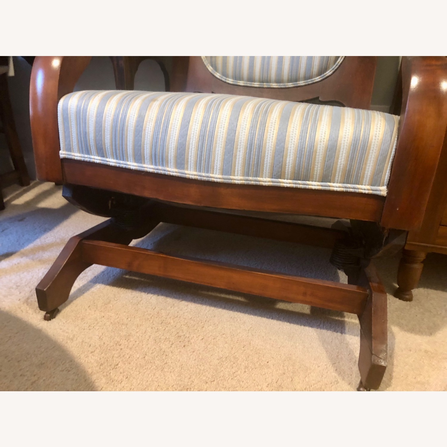 Antique Cherry Glider/Rocking Chair from Kentucky  - image-7
