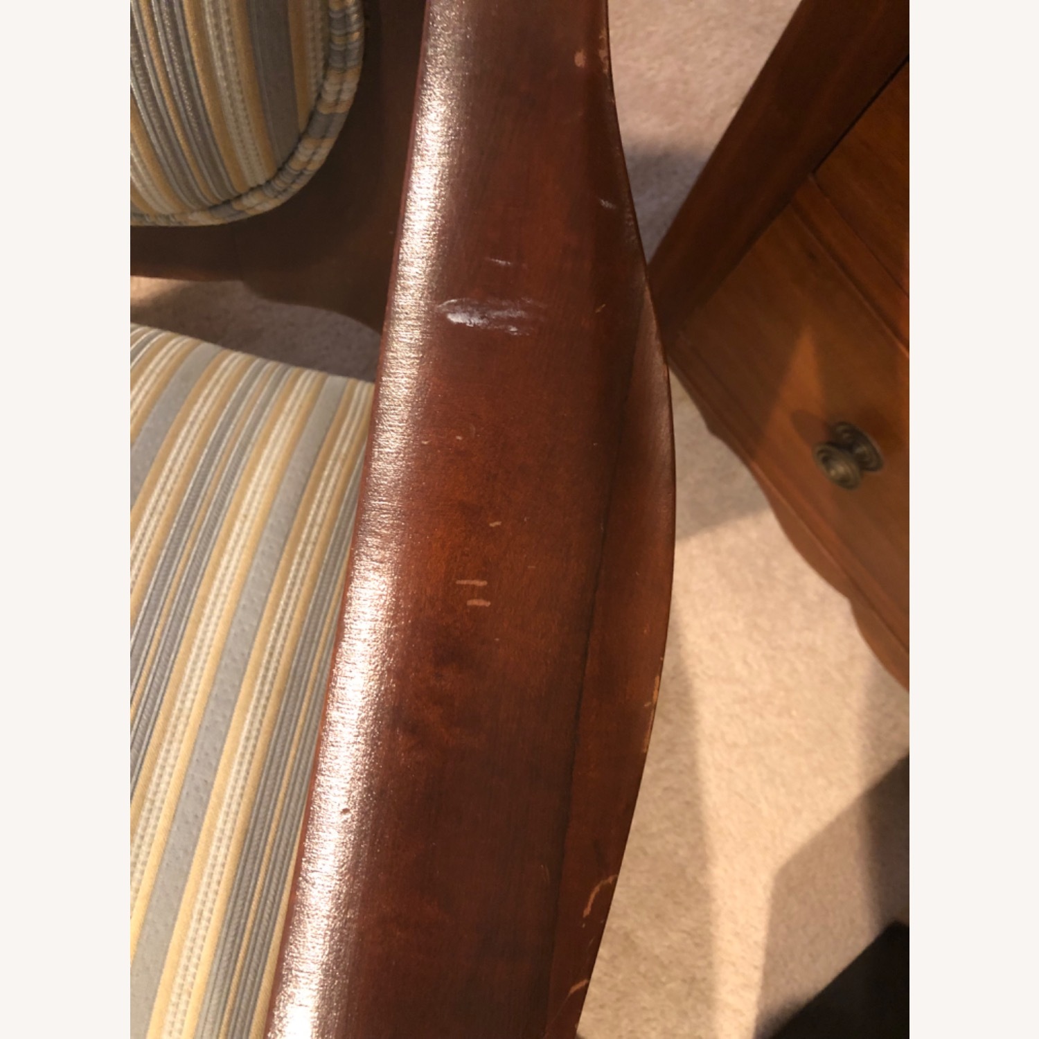 Antique Cherry Glider/Rocking Chair from Kentucky  - image-10