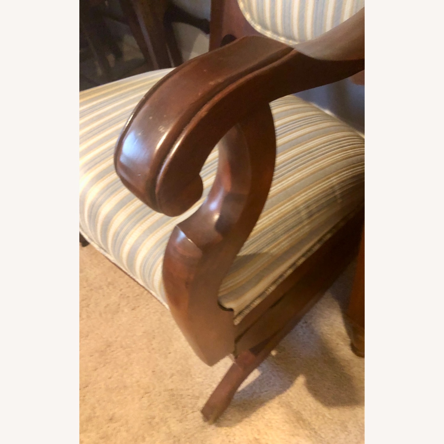 Antique Cherry Glider/Rocking Chair from Kentucky  - image-4