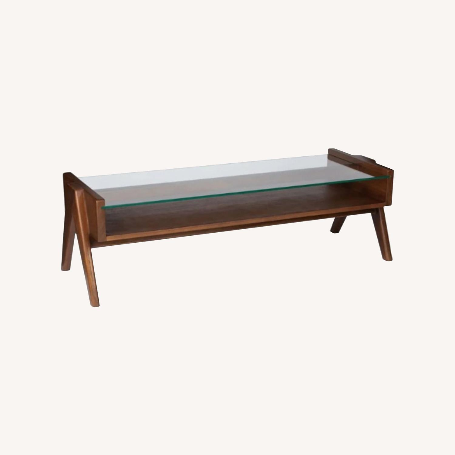 Detjer Chandigarth Glass Coffee Table - image-0