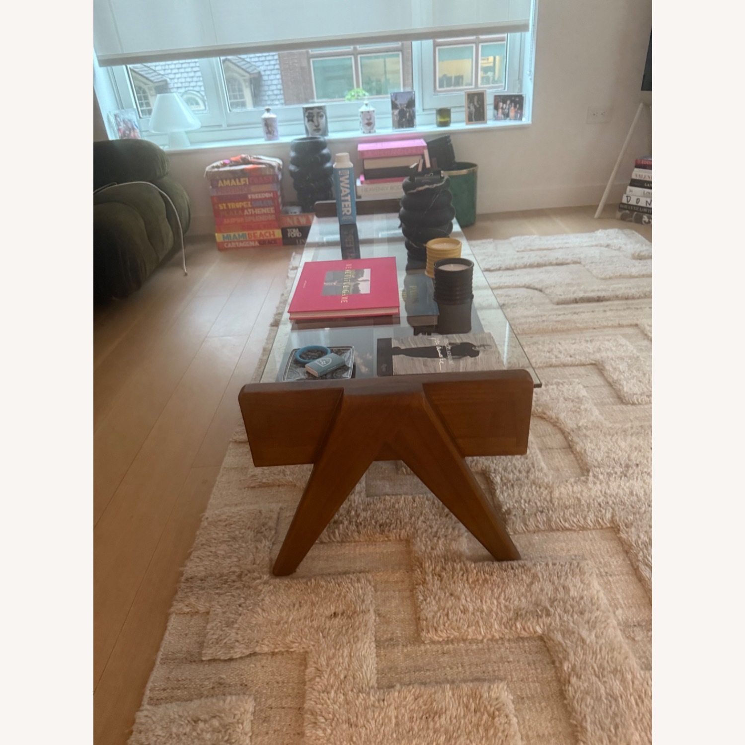 Detjer Chandigarth Glass Coffee Table - image-3