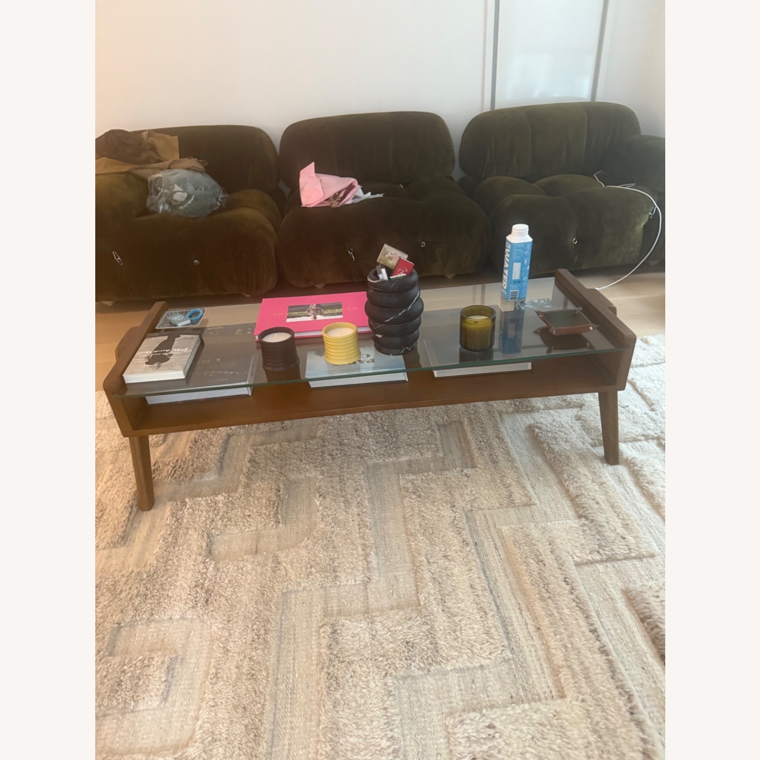 Detjer Chandigarth Glass Coffee Table - image-2