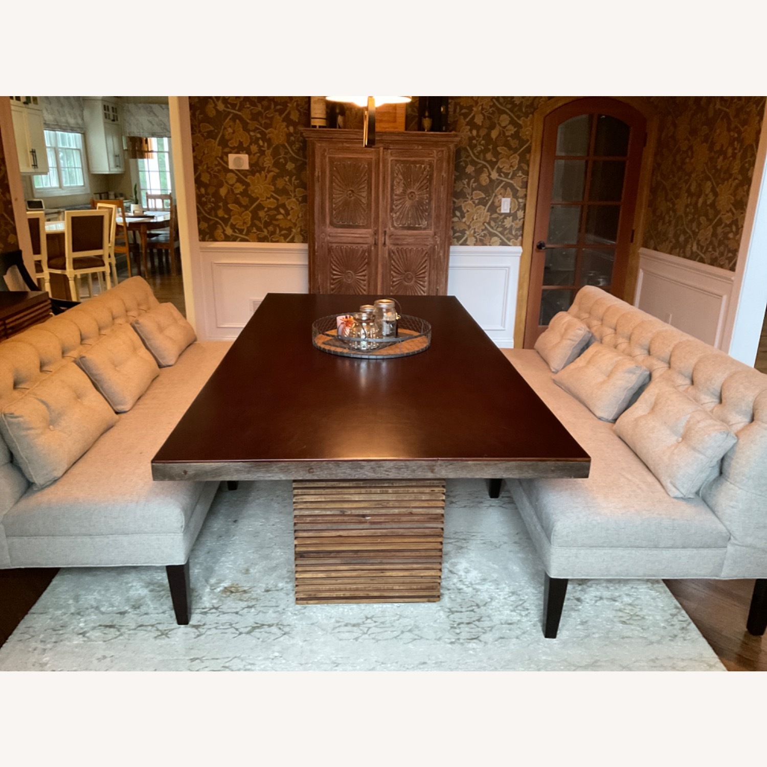 Arhaus Eaton Tufted Settee - image-4