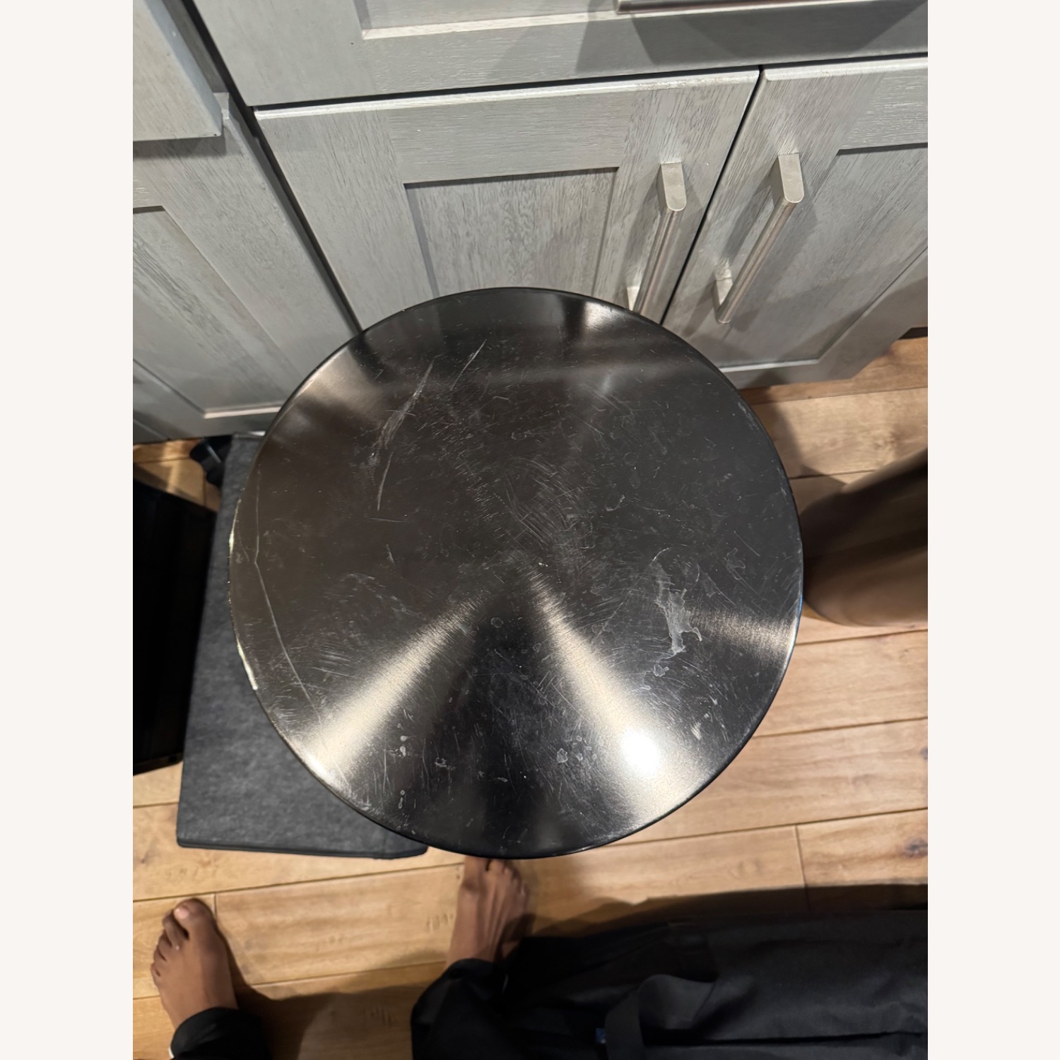 CB2 Valter Gunmetal Drink Table (2) - image-3