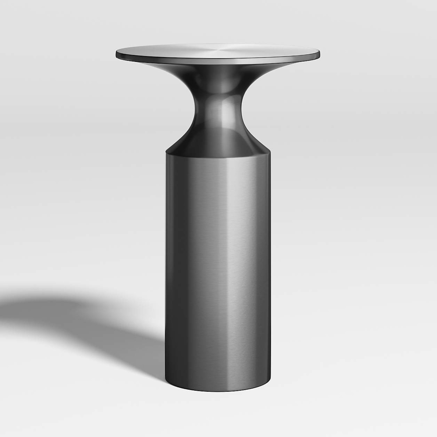 CB2 Valter Gunmetal Drink Table (2) - image-4