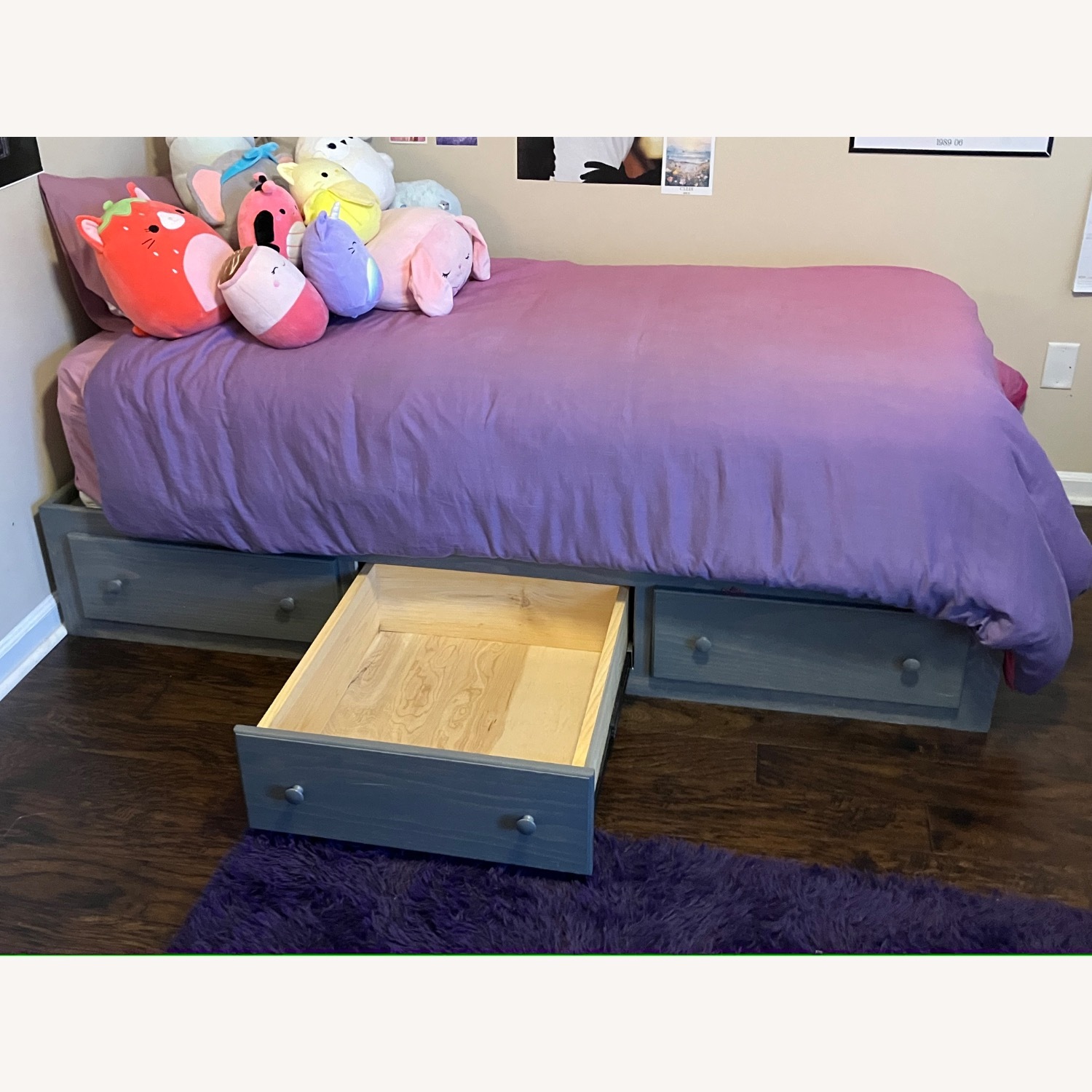 Custom Amish Twin Platform Bed - image-2