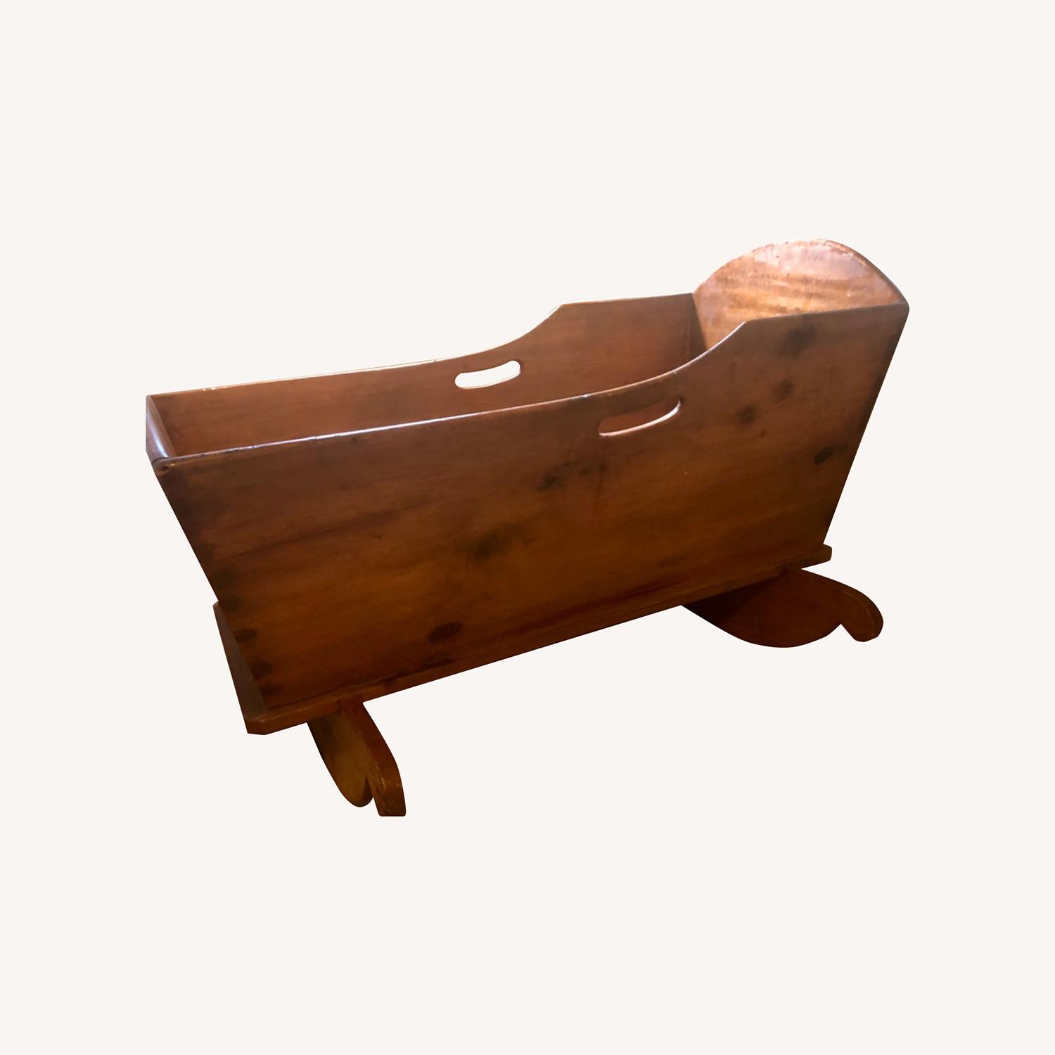 Antique Cherry Cradle from Kentucky - image-0