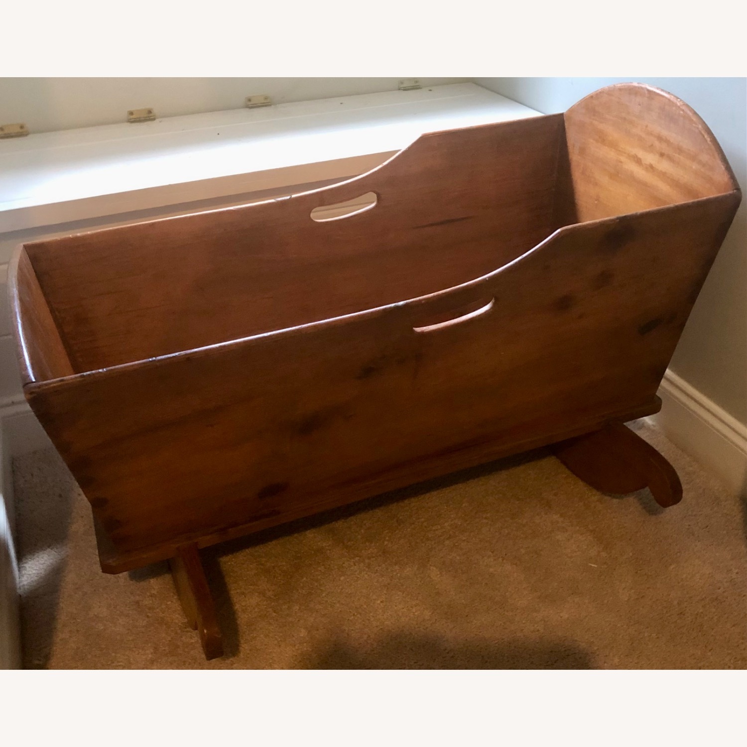 Antique Cherry Cradle from Kentucky - image-2