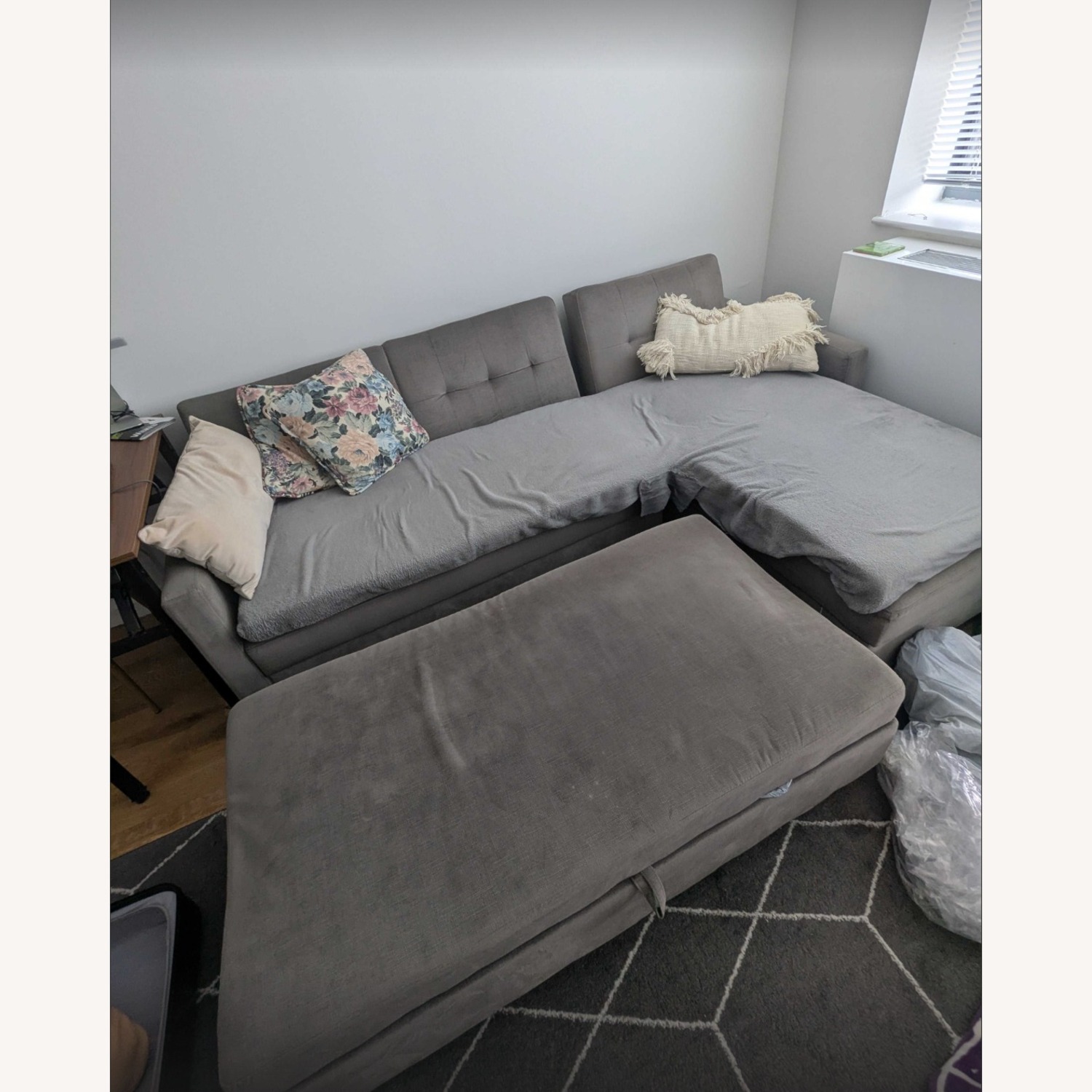 Sectional Couch with Cushion - image-1