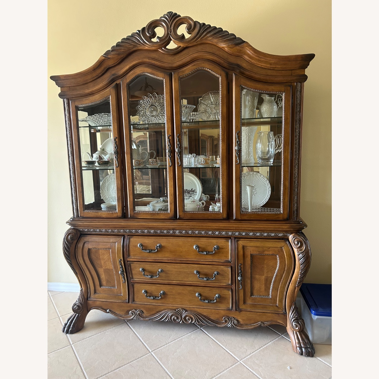 Michael Amini Dining Room Breakfront - image-0