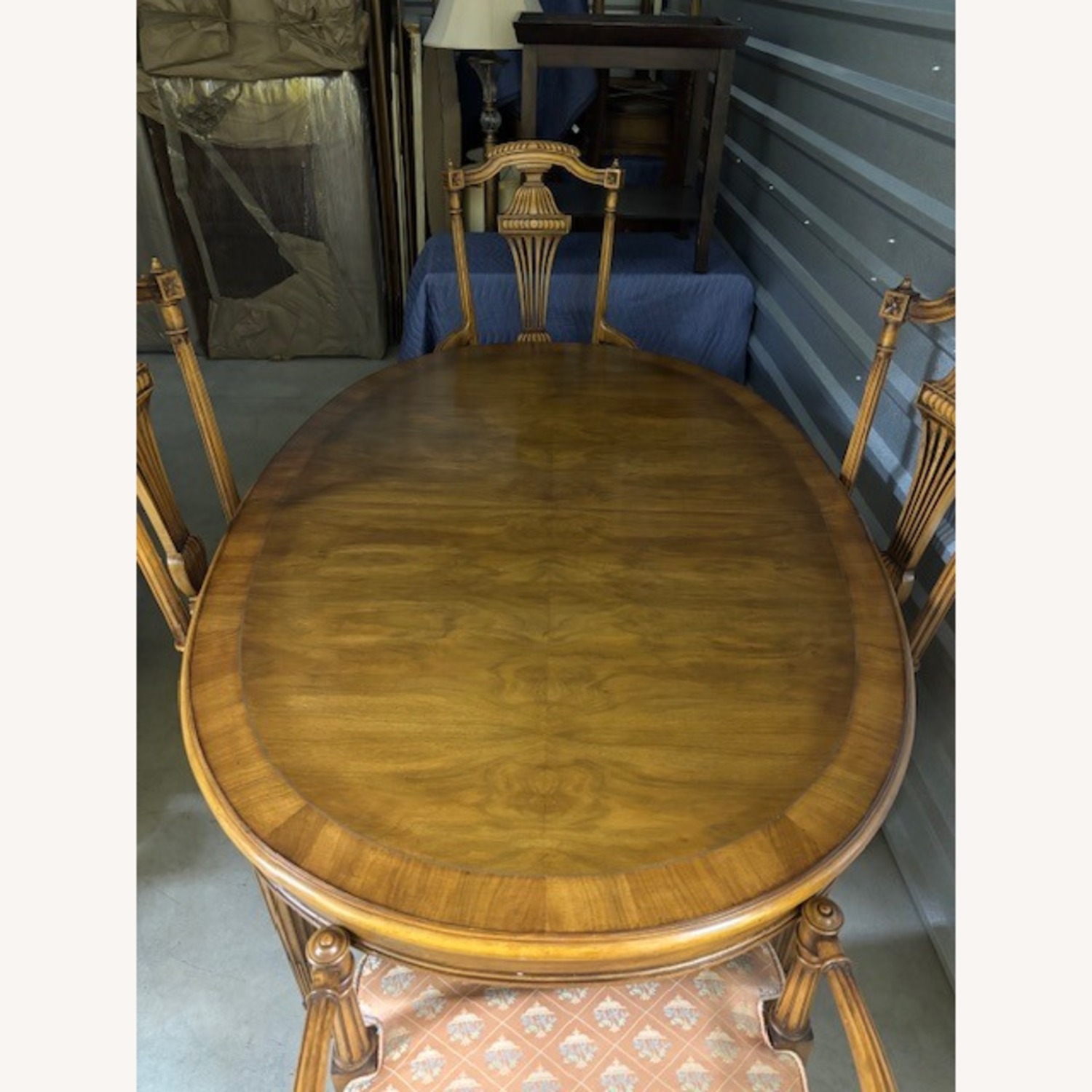 Dining Set: Round Table + 4 Chairs - image-2