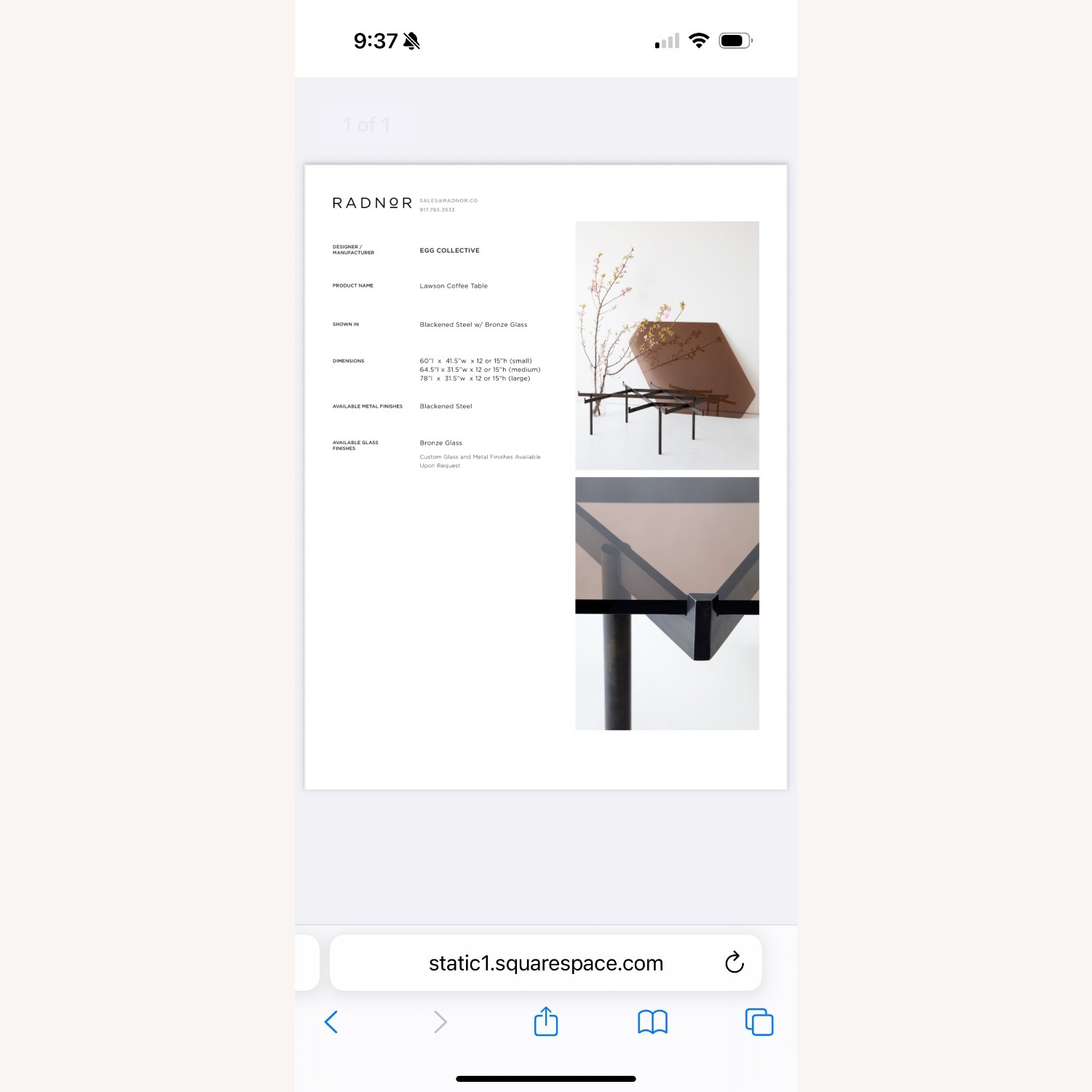 Egg Collective Lawson Table  - image-2