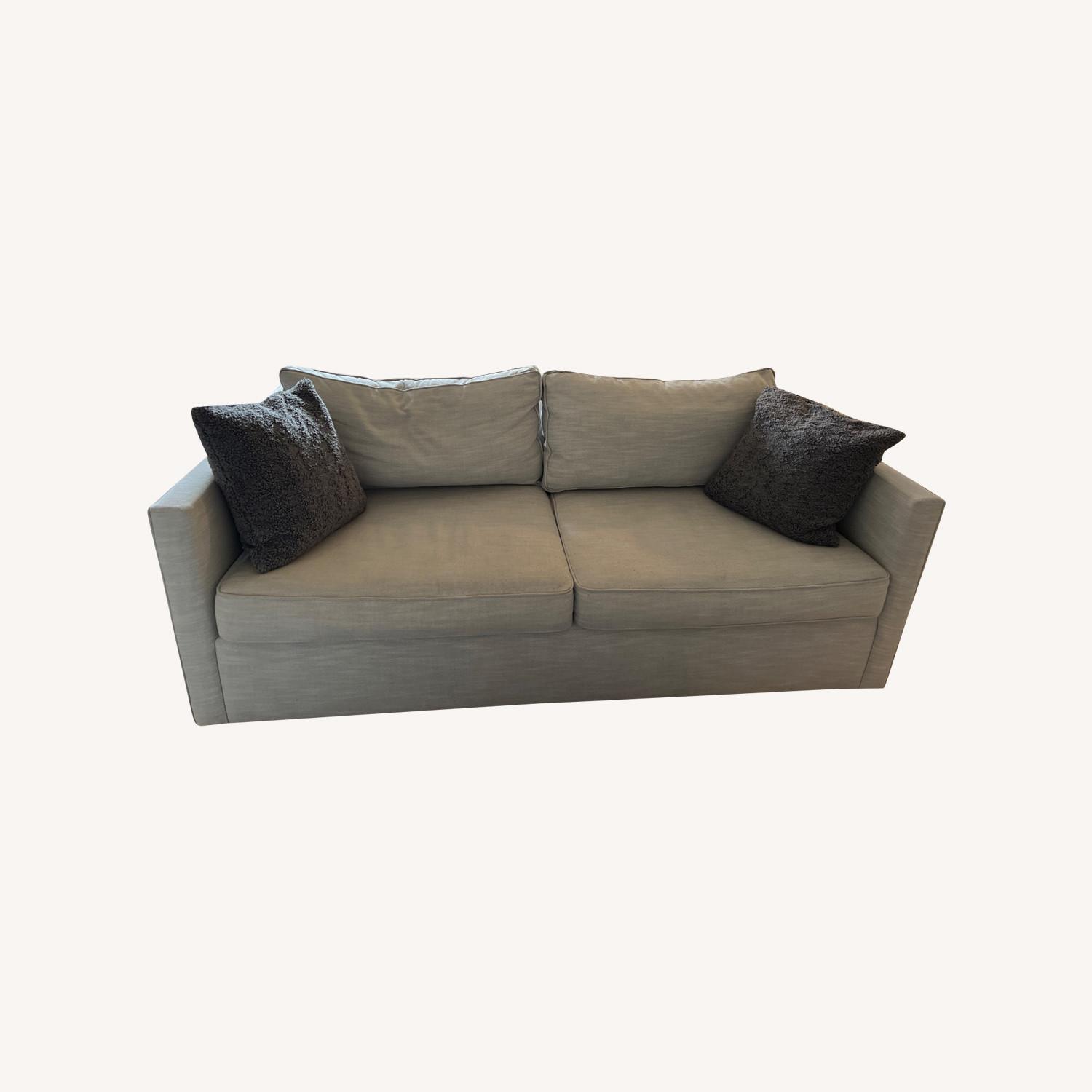 West Elm Frost Gray 76” Harris Sofa - image-0