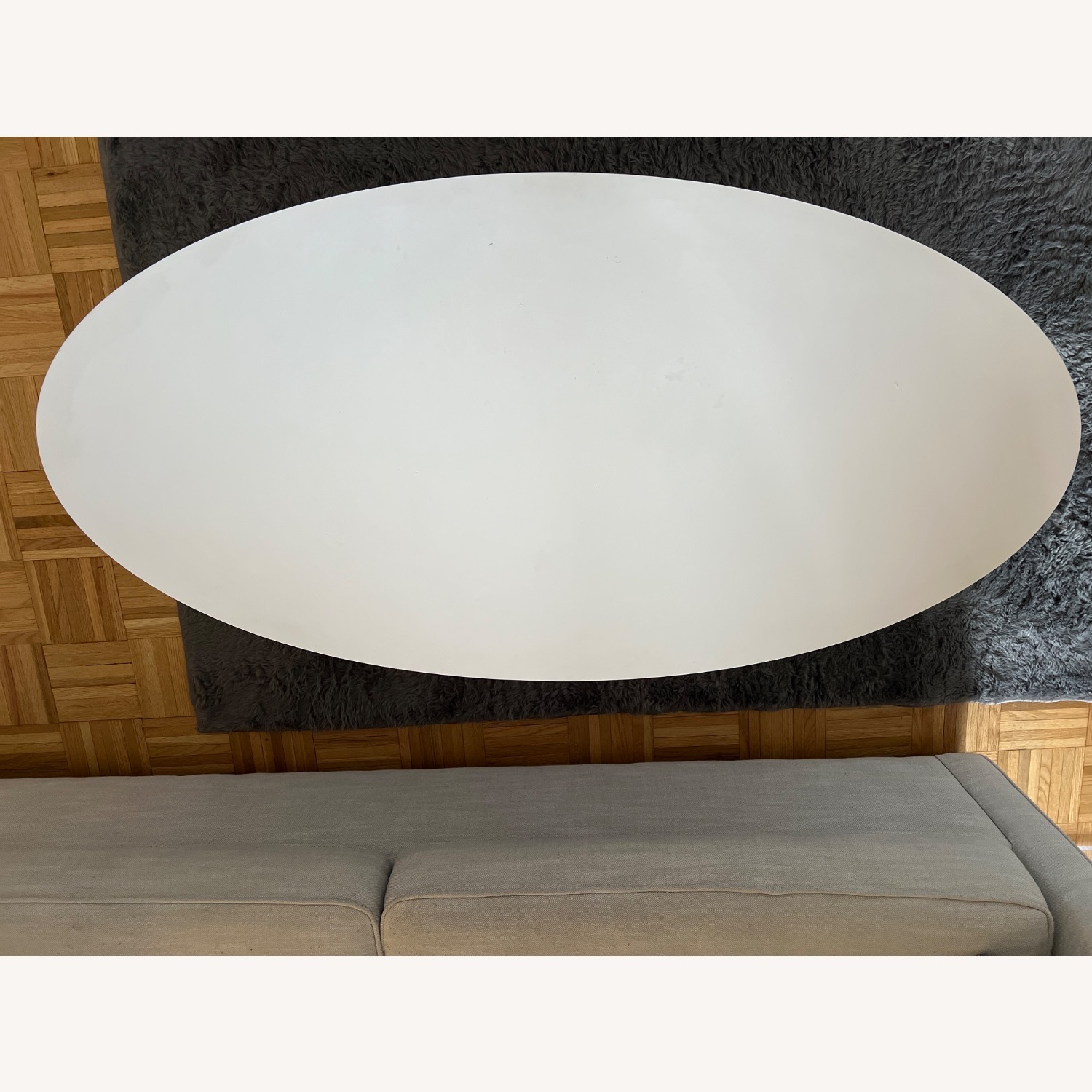 Article Halden Alpine White Oval Coffee Table - image-2