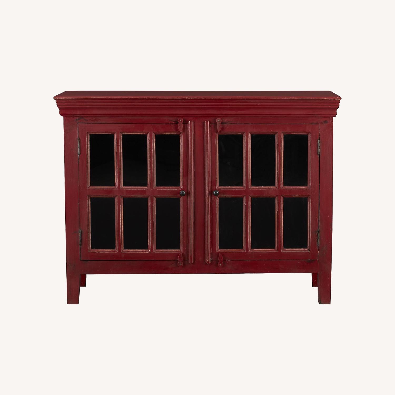 Crate & Barrel Rojo Media Cabinet - image-0