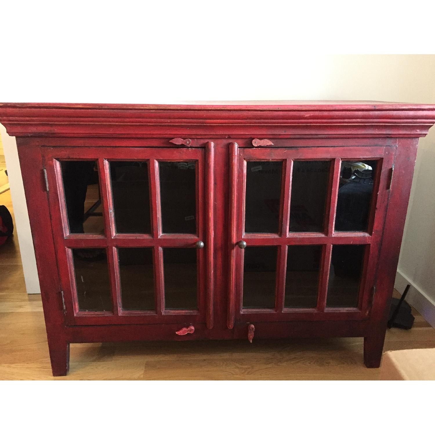 Crate & Barrel Rojo Media Cabinet - image-2