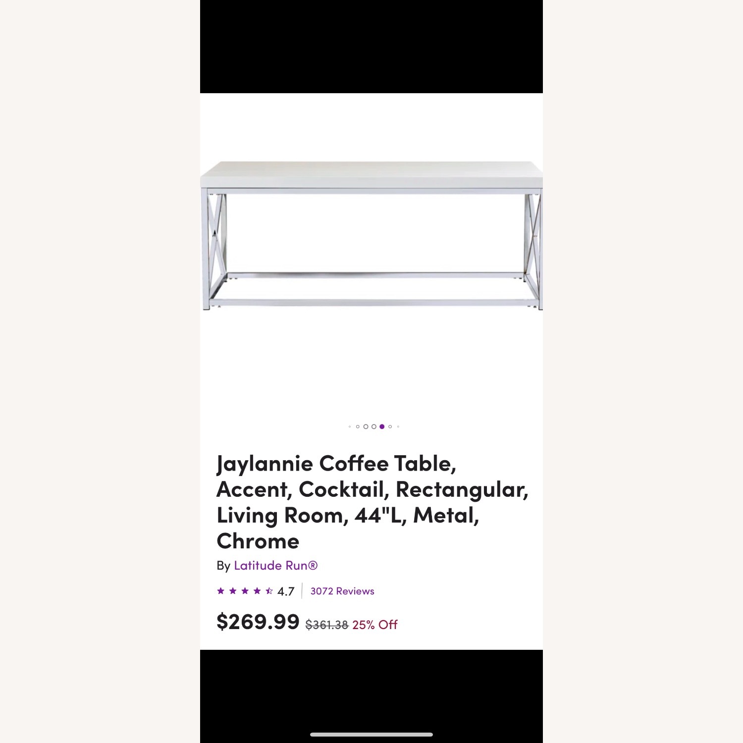 Jaylannie Coffee Table - image-3