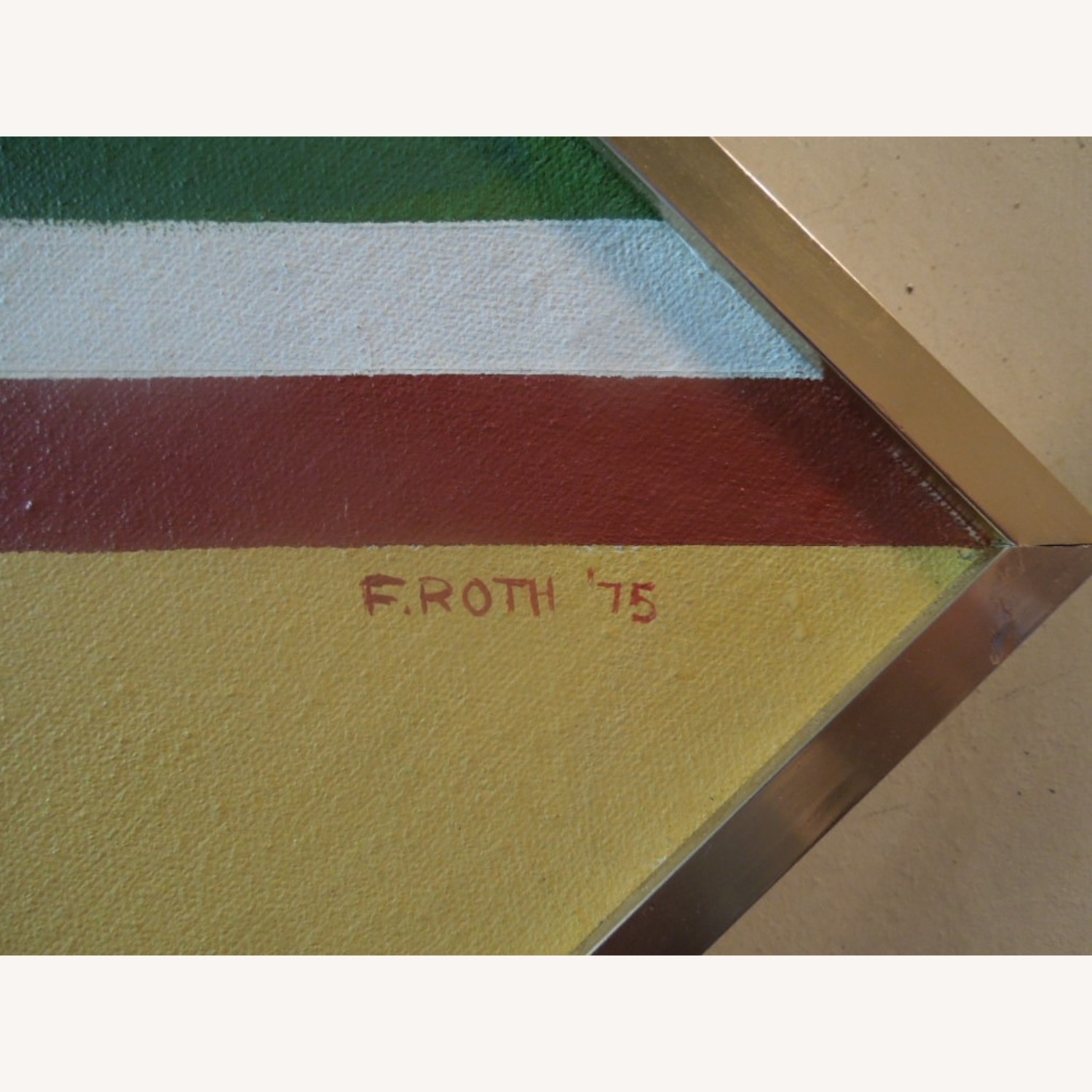 1975 Frank Roth Abstract Painting - image-2