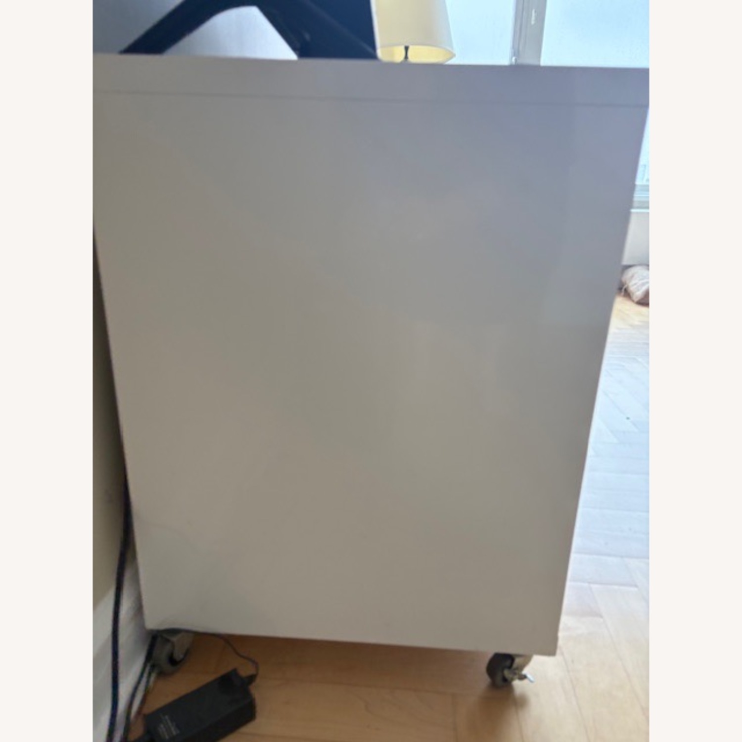 CB2 Go Cart Rolling Desk w 3-Drawer Filing Cabinet - image-2