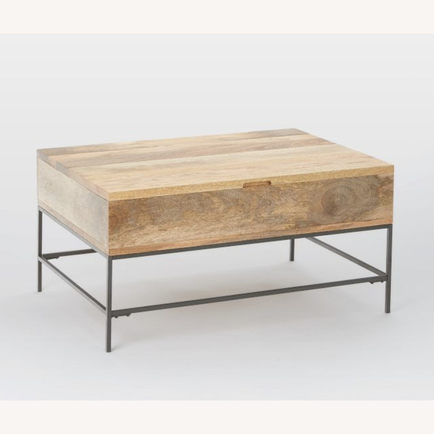 Industrial Storage Pop-Up Coffee Table - image-1