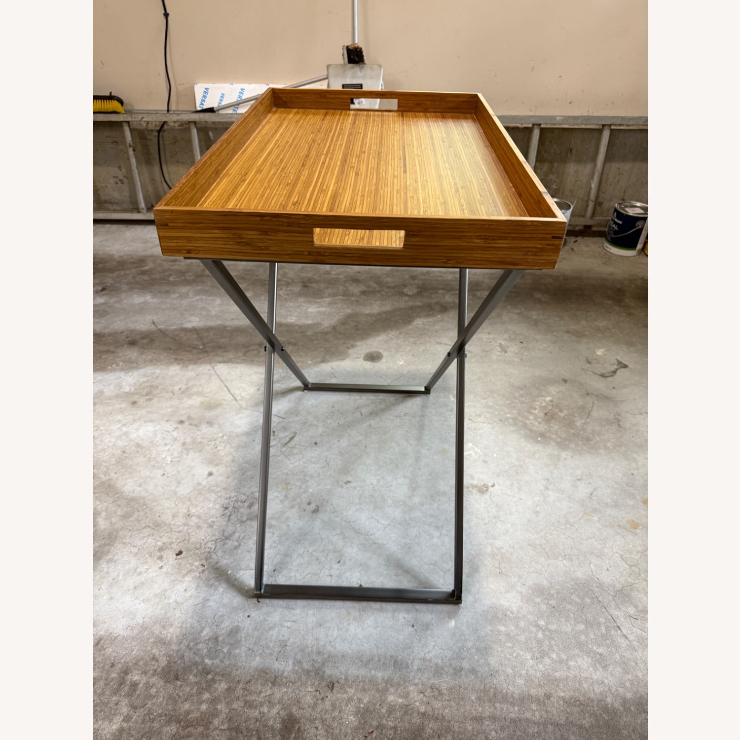 West Elm Tall Butler Tray and stand - image-5