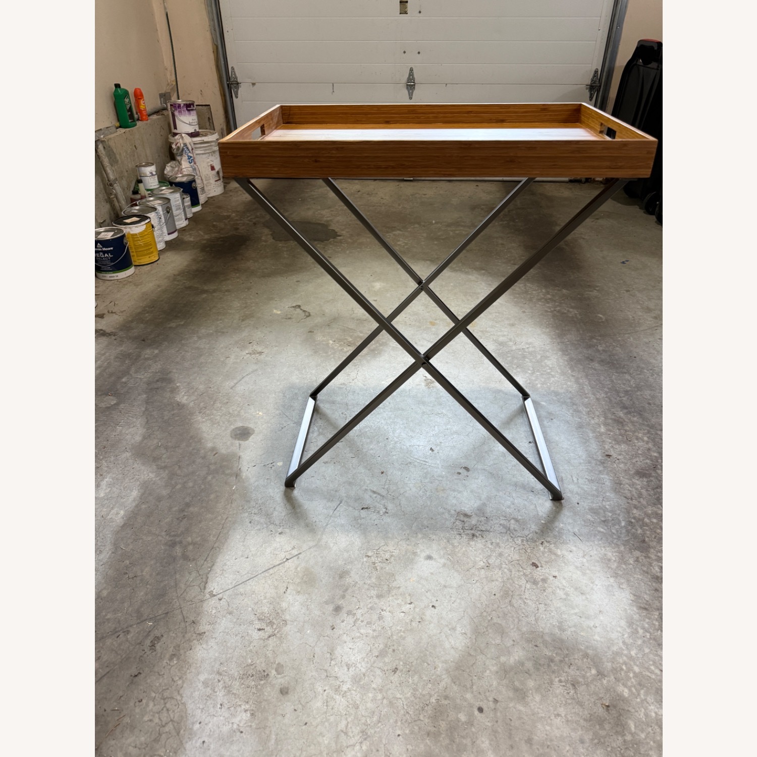 West Elm Tall Butler Tray and stand - image-2