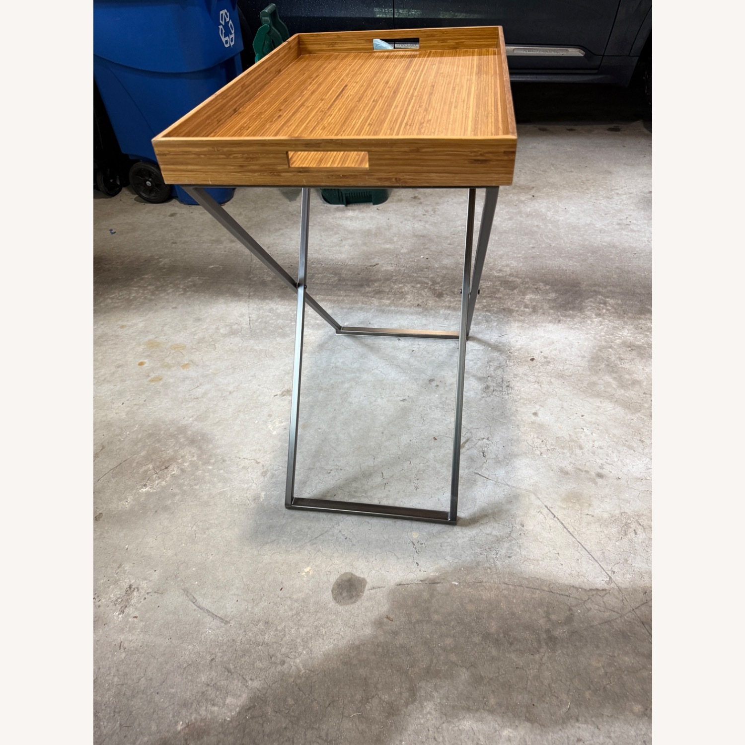 West Elm Tall Butler Tray and stand - image-3