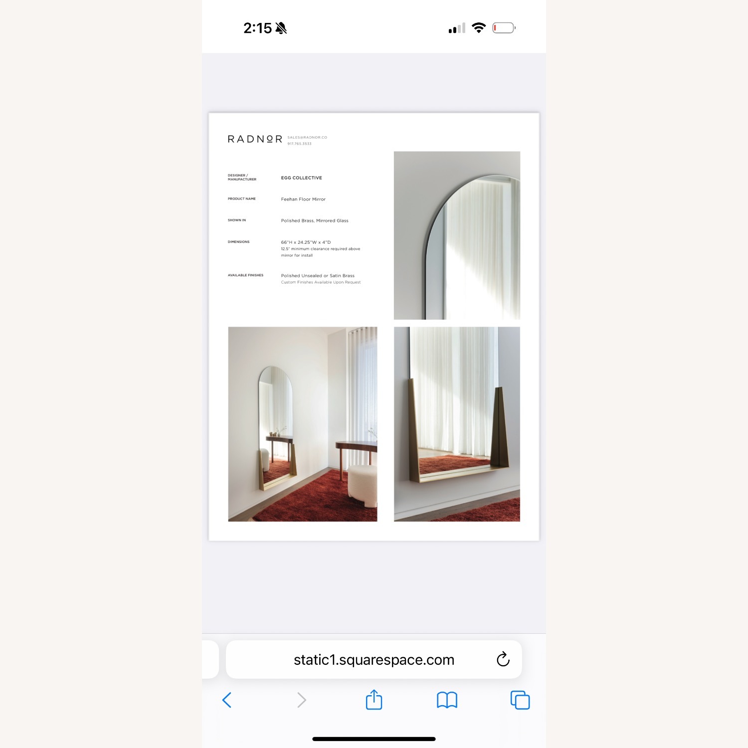 Egg Collective Feehan Mirror - image-6