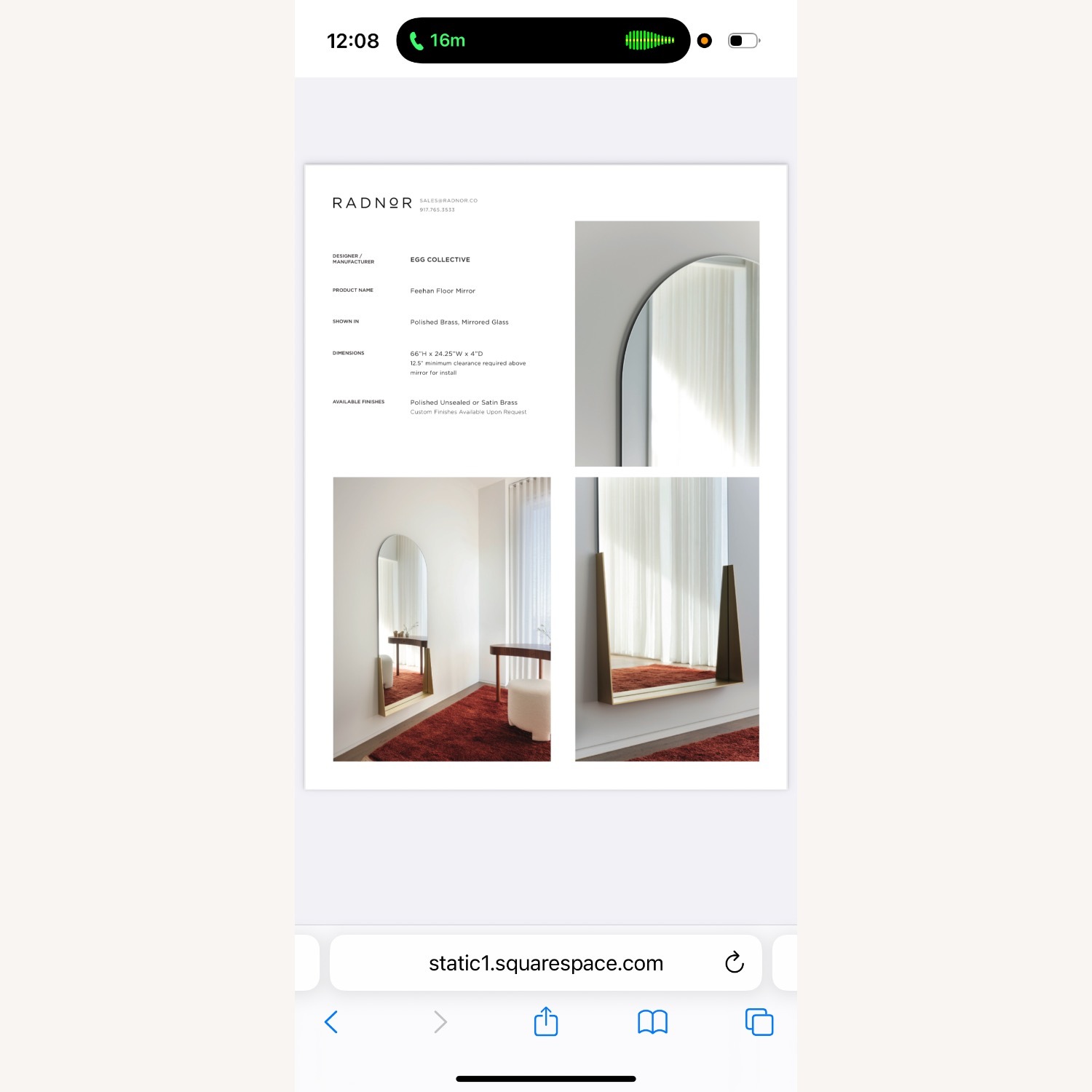 Egg Collective Feehan Mirror - image-1