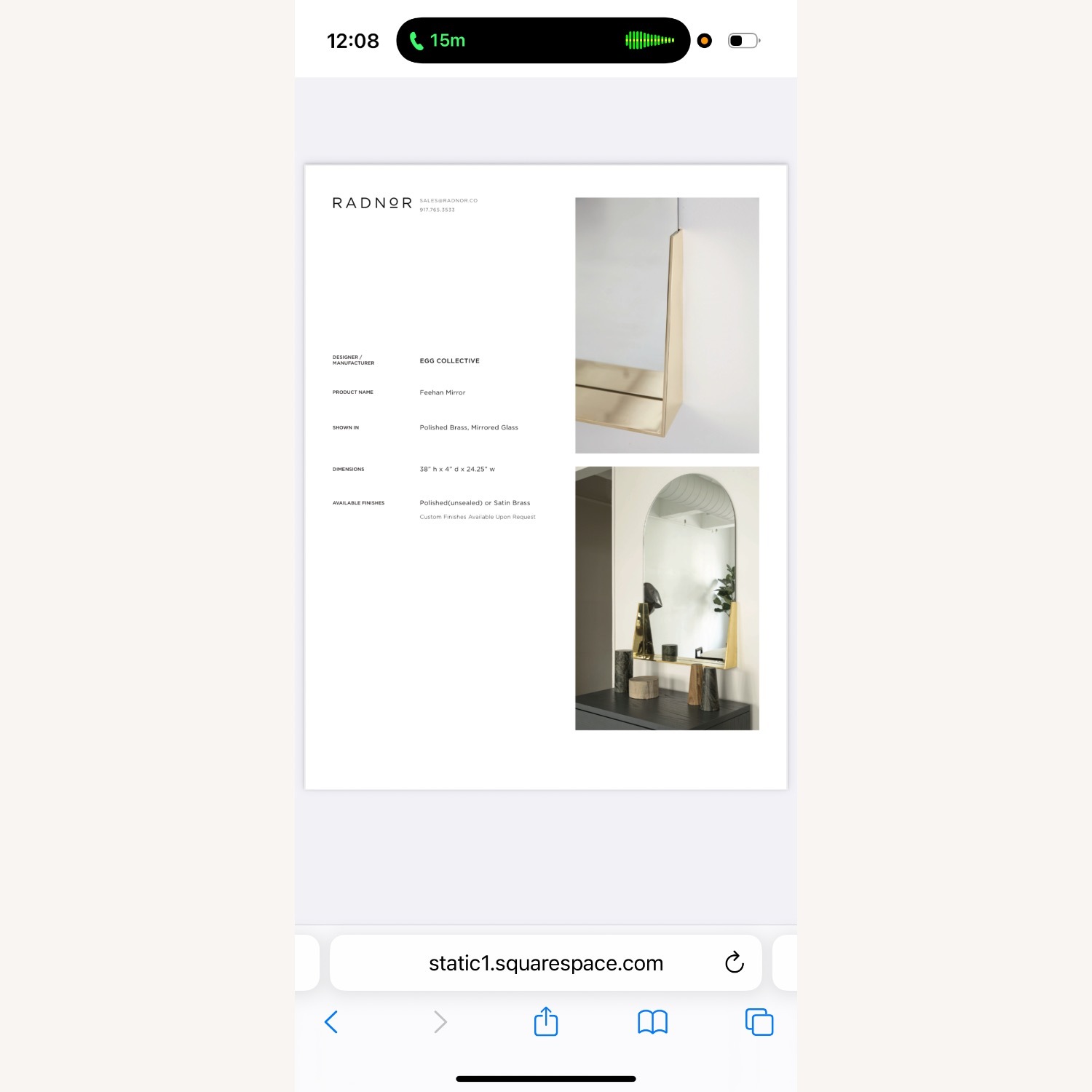 Egg Collective Feehan Mirror - image-4