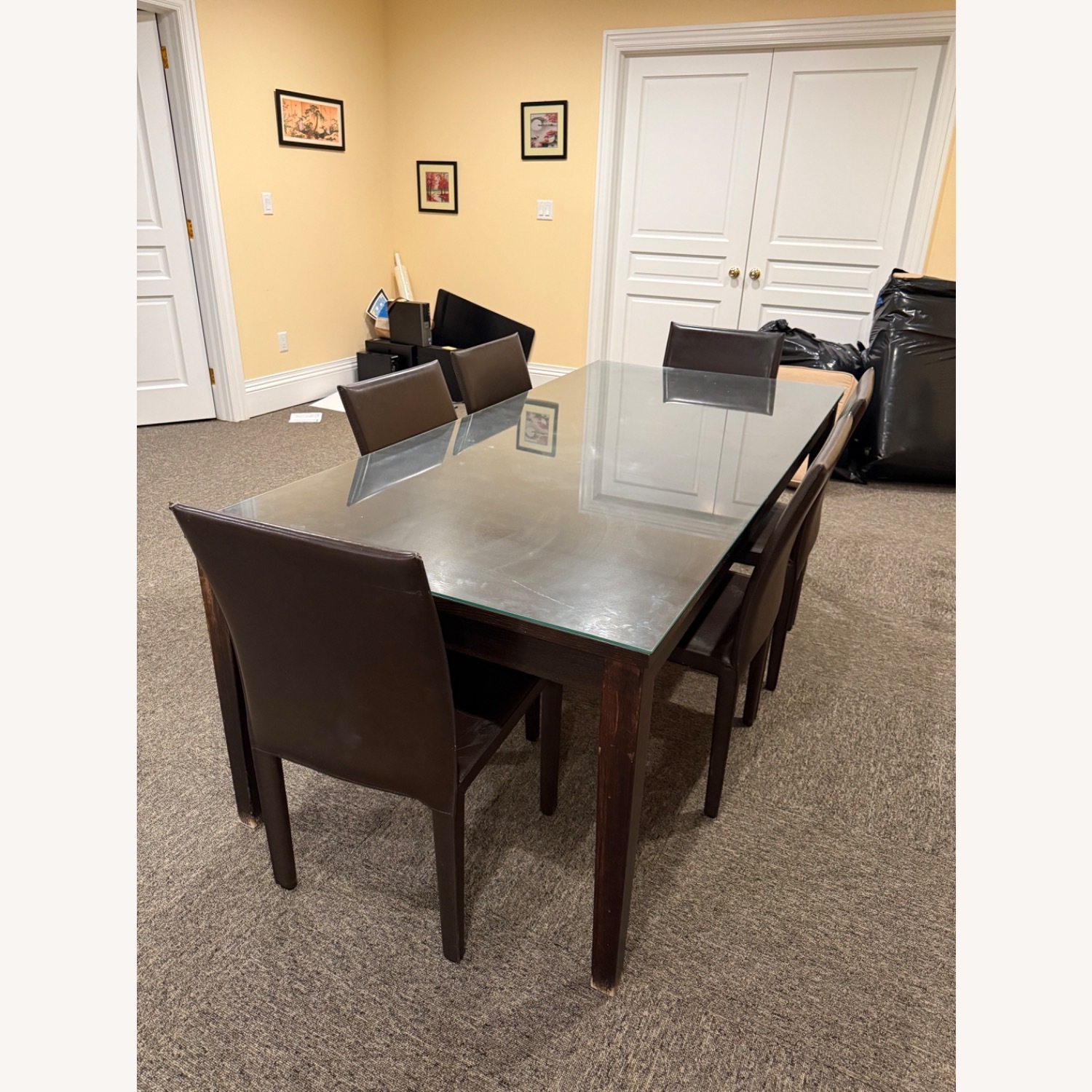 Table and 6 Set of Chairs - image-1