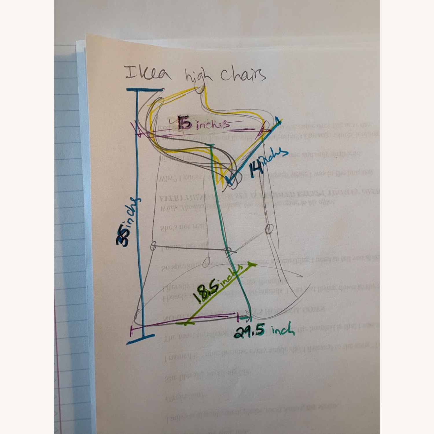 IKEA LILLÅNÄS High Bar Chairs - image-4