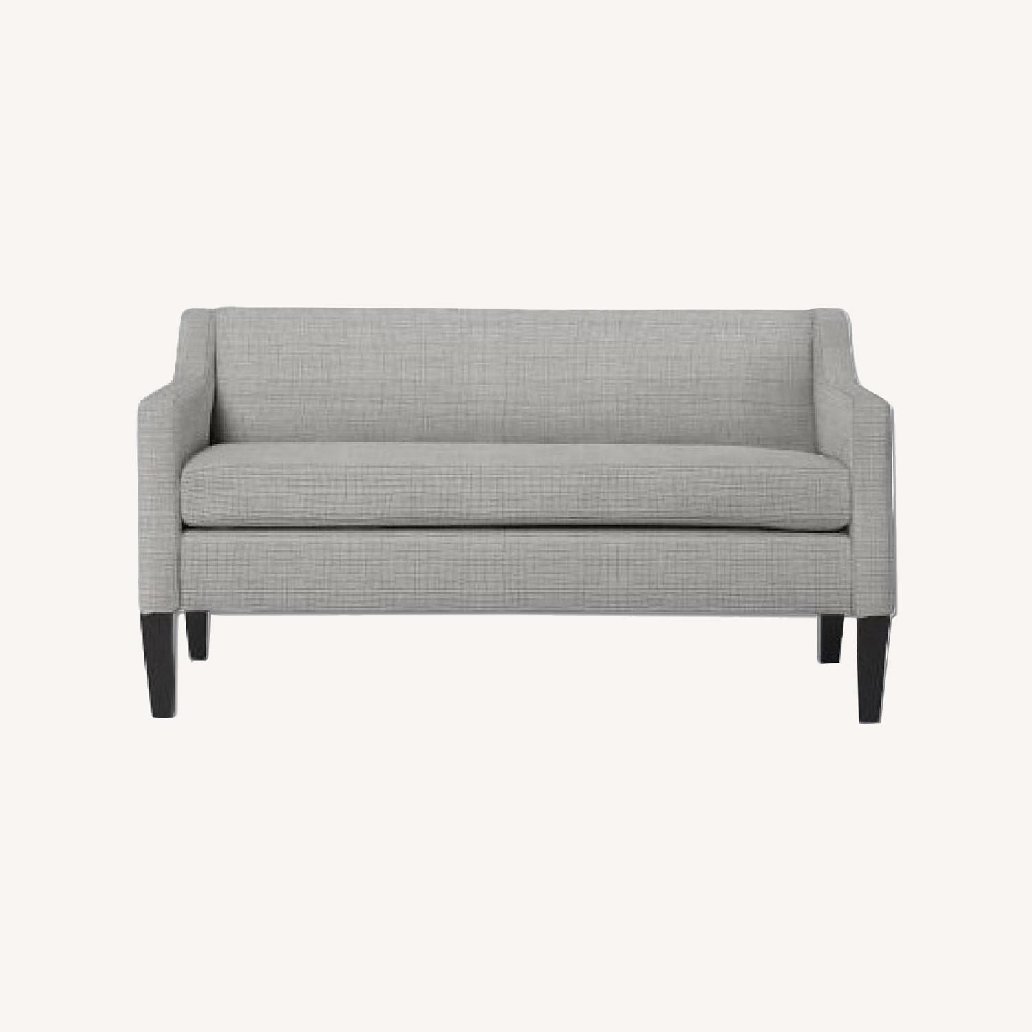 West Elm Sutton Sofette Loveseat Sofa - image-0