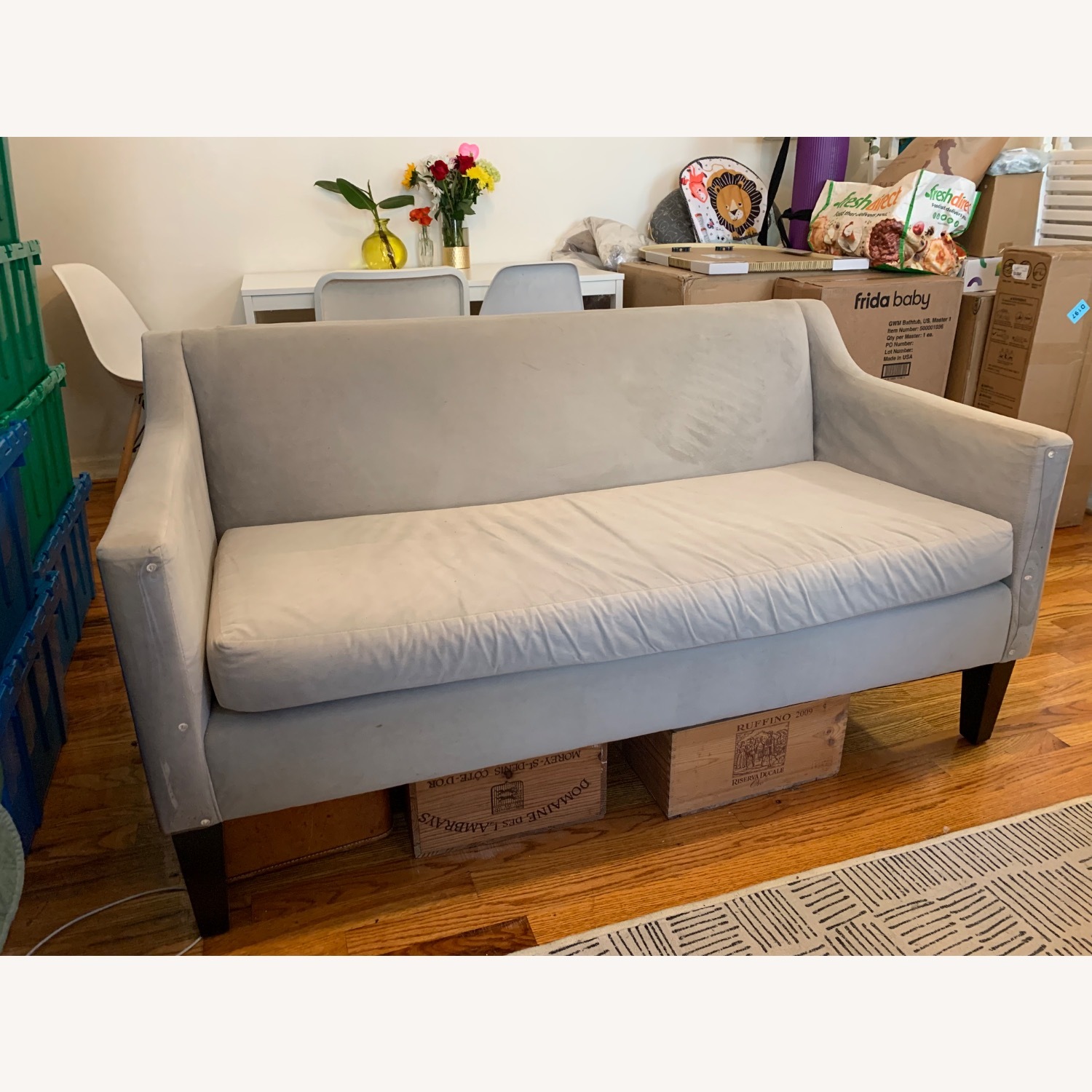 West Elm Sutton Sofette Loveseat Sofa - image-1