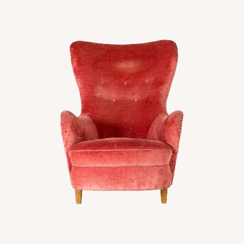 Used Midcentury Sten Blomberg Wingback Armchair  for sale on AptDeco