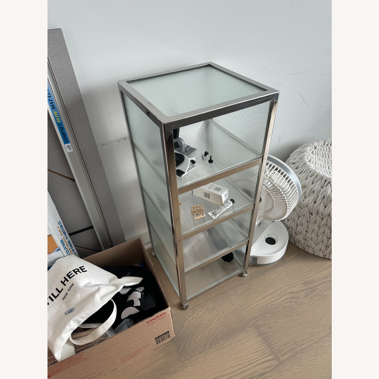 CB2 Exclusive Polished Stainless Steel Storage - image-1