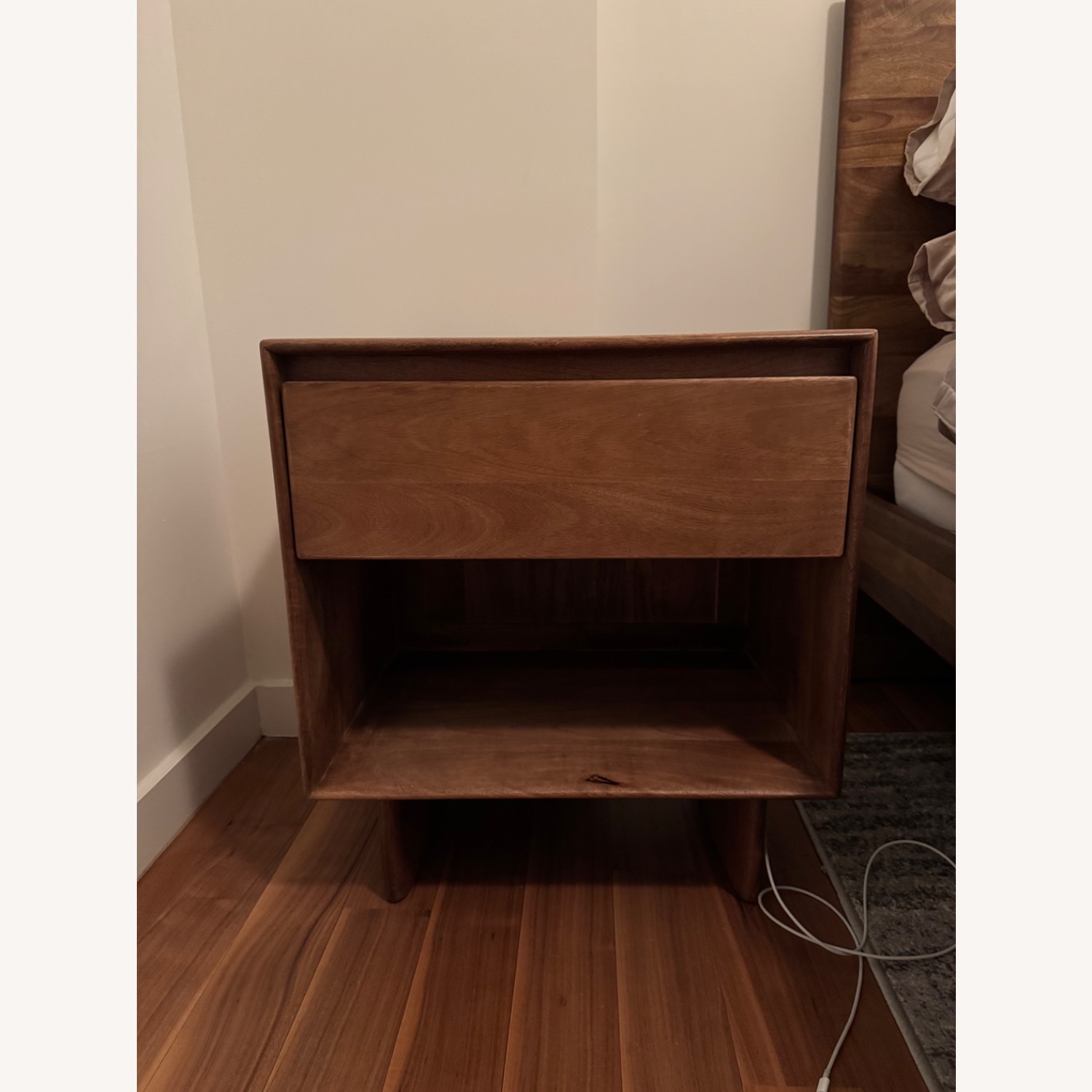 West Elm Anton Solid Wood Nightstand - image-1