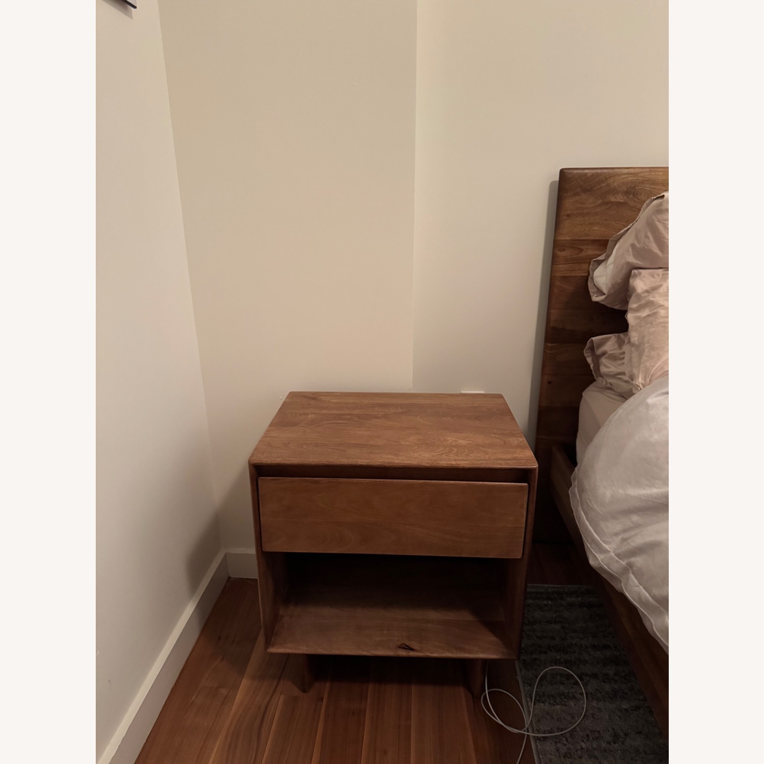 West Elm Anton Solid Wood Nightstand - image-2