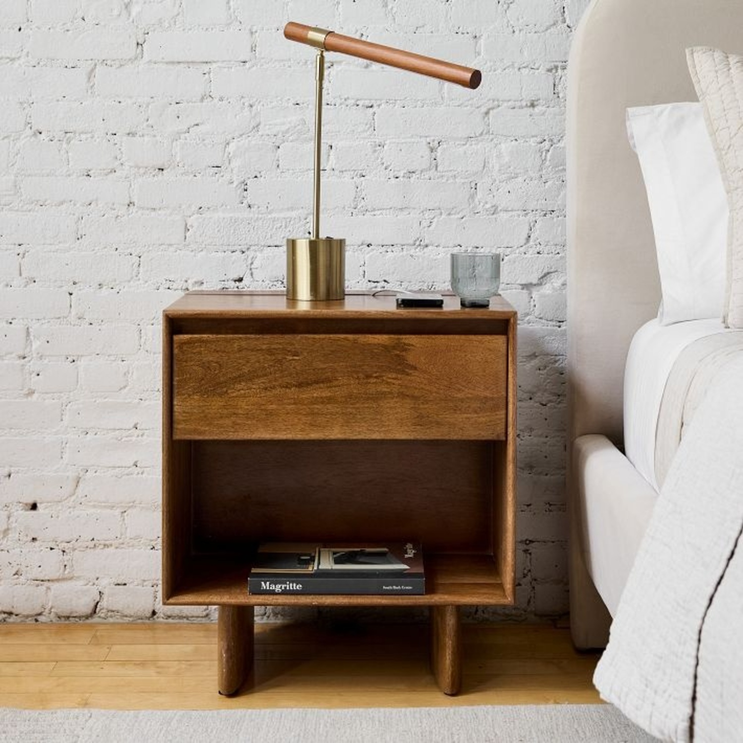 West Elm Anton Solid Wood Nightstand - image-4