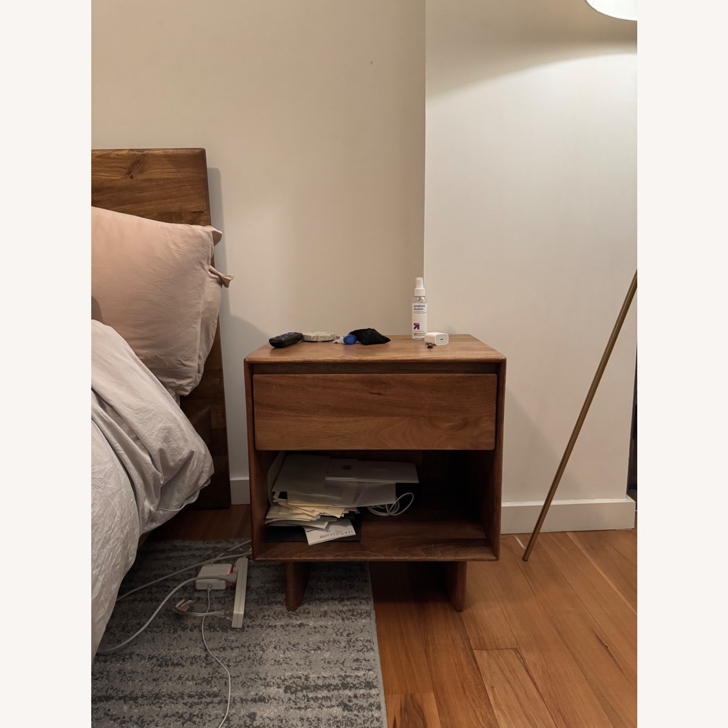 West Elm Anton Solid Wood Nightstand - image-3